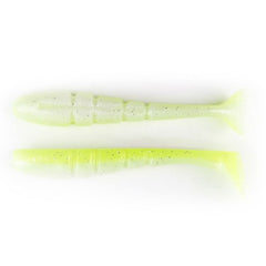 X-Zone Lures Pro Series Mini Swammer chartreuse pearl 3.5 inches for finesse fishing with lifelike tail action