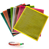 Xanadued synthetic peacock quill sheet for fly tying - image 1