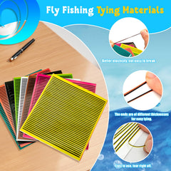 Xanadued synthetic peacock quill sheet for fly tying - image 3