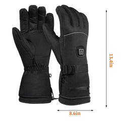 XDFVC heated gloves camo in-use view highlight waterproof insulation outdoors