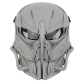 XENIVOU tactical full-face mask nylon close-up showing durable construction for outdoor use