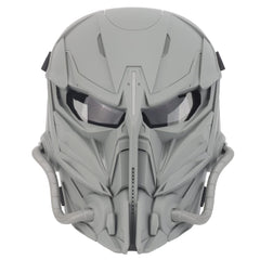 XENIVOU tactical full-face mask nylon close-up showing durable construction for outdoor use