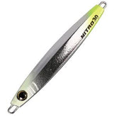 Xesta Casting Nitro 1.4 oz front hook coating close-up highlighting rust resistance.