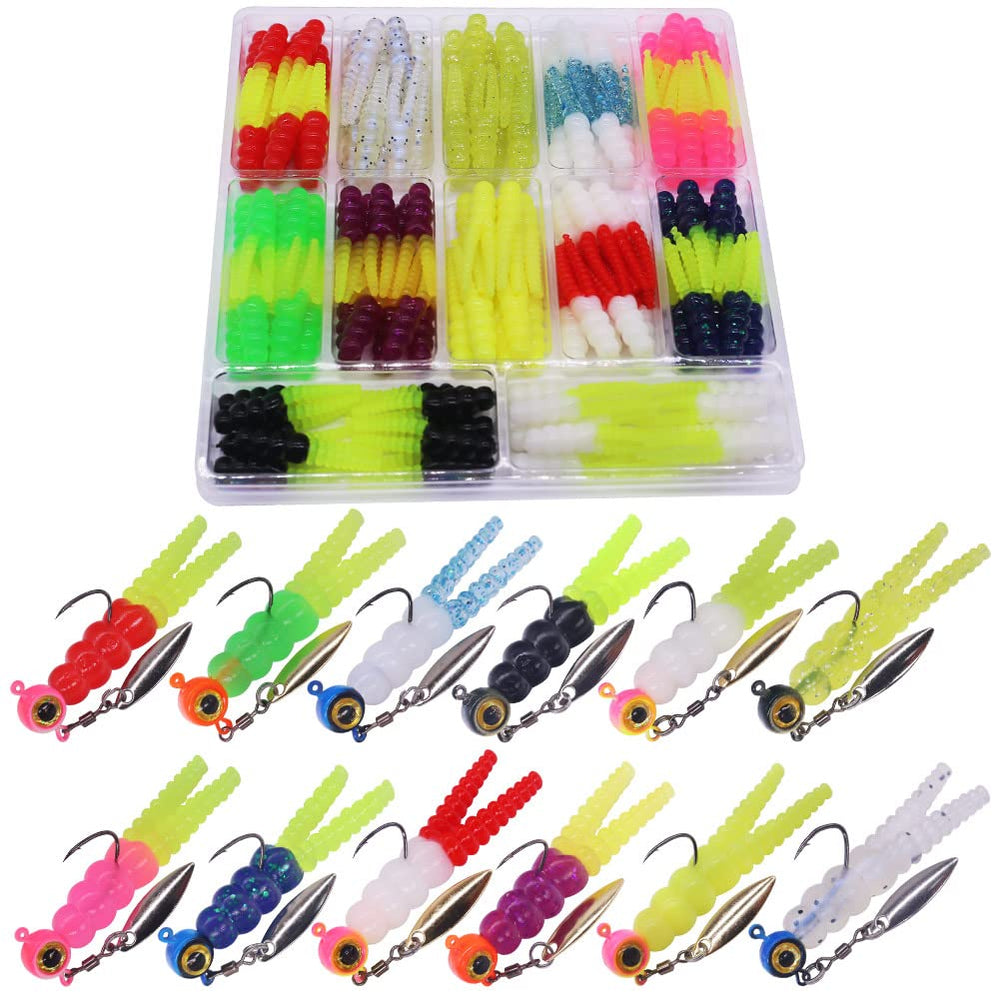 XFISHMAN crappie split-tail grub 1.5-inch ready for fast retrieves