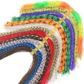 XFISHMAN Grizzly Micro Legs kit - 12-color silicone fly-tying legs close-up 01