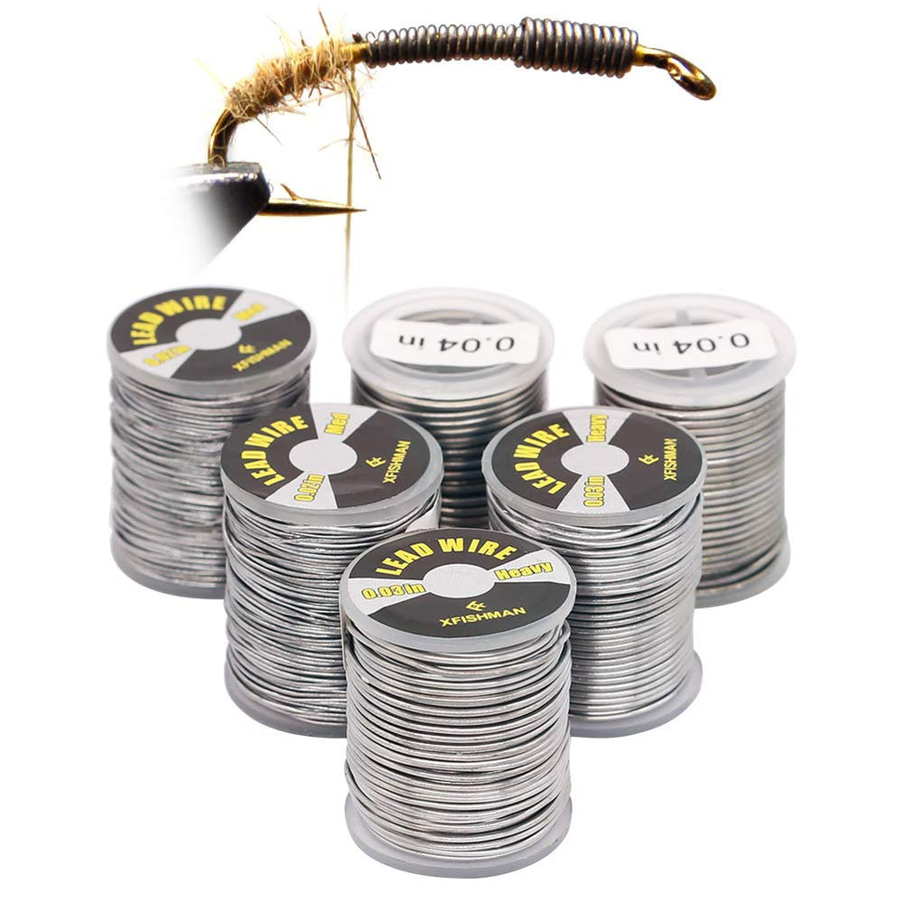 XFISHMAN Lead Wire Assortment box with six compartments