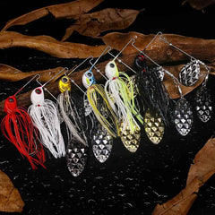 Ultra-sharp wide-gap hook on XFISHMAN spinner bait