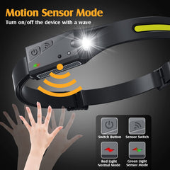 xflyee headlamp spotlight mode provides focused long-range visibility for detail-oriented tasks.