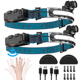 Xflyee LED headlamp 1000-lumen front beam for crisp night visibility during tasks