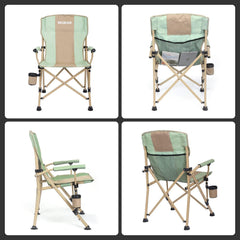 XGEAR camping chair cup holder keeps drinks within easy reach