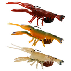 XhuangTech soft crawfish lure close-up with 3D eyes boosts realism and bite appeal