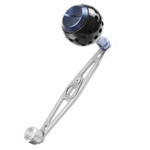 XIASABA baitcasting power handle with aluminum alloy for smoother reel operation.