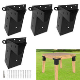 XIHUWZ deer stand brackets 4x4 packaging with screws for quick, secure installation
