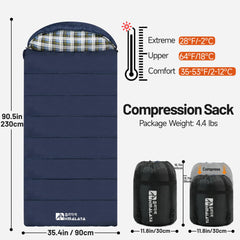 Ximalaya cold-weather sleeping bag -10deg for colder outdoor adventures