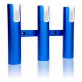 XinKunmarine aluminium fishing rod holder with blue finish and three tubes