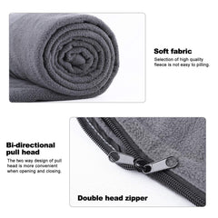 Xinwe fleece liner with double zipper design for ventilation
