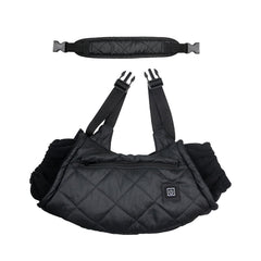 Xiuganpo heated hand muff front view showing compact warmth for outdoors