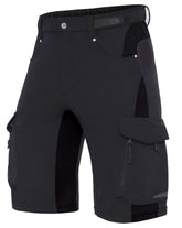 XKTTAC men's outdoor shorts in black with 6 pockets for quick access during hikes