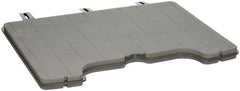 Grey XL Foam Boat Box Leaf insert for Montana Fly MFC boat box showing large and small foam leaves to hold flies