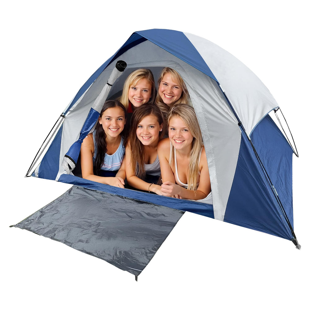 XL Tent 6-person dome outer shell provides weatherproof protection for all-season camping.