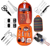 XLRPAT camping utensil set all-in-one for organized outdoor cooking.