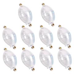 Xoeryoy casting bubble clear water float demonstrates transparent design for bait visibility