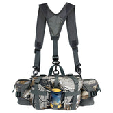 Xoeryoy Hiking Fanny Pack camouflage front view for versatile outdoor use.