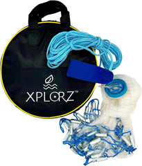 XPLORZ American cast net 4ft with zinc sinker weights ready for bait fishing