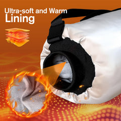 XquiziFit hand warmer pouch gray adjustable strap for a snug fit during activity.