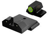 XS SIGHTS R3D front sight with green dot for quick low-light targeting.