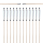 XTCXCARCHERY wooden arrow 32inch in flight for stable target practice