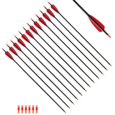 XTCXCARCHERY carbon arrows, 30 inches, built for durable target practice and hunting.