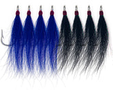 Xubbwov Bucktail Teaser Blue-Pink Saltwater Rig, 3.5 inch – image 1