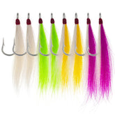 Xubbwov Bucktail Teaser Pack – blue and pink, 8 pieces