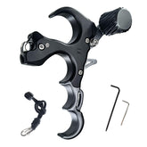 xxiaojun bow release with downward-head clamp for smoother draw and reduced wear