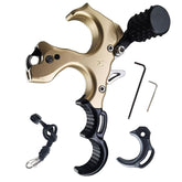 xxiaojun compound bow releaser gold angle improves release consistency for steadier aiming