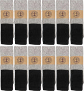 Yacht & Smith 12-pairs thermal socks pack for cold-weather warmth.