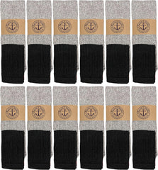 Yacht & Smith 12-pairs thermal socks pack for cold-weather warmth.