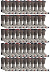 Yacht & Smith 60-pairs women's thermal crew socks pack for winter warmth and boots.