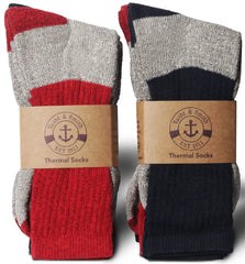 Yacht & Smith boot socks with cushioned sole for all-day boot comfort