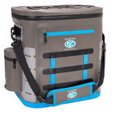 Yachter's Choice soft cooler with adjustable strap keeps beverages secure during outdoor trips.