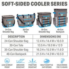 Yachter's Choice side pouches organize snacks and tools for outings.