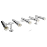 YaeMarine 4-tube rocket launcher rod holder in stainless steel