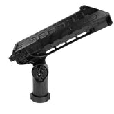 YakAttack AR Tube Rod Holder mounted on kayak track system