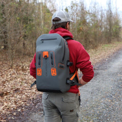 YakAttack DryPak floats when sealed to protect gear on water