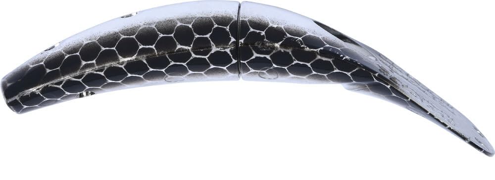 Yakima Spin-N-Fish 4.0 in Silver Black Scale with UV finish and scent chamber for trolling