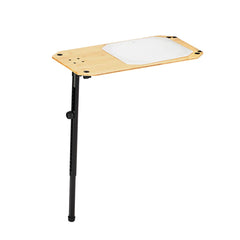 Yakima EXO OpenRange wooden side table with UV-protected finish for outdoor prep.