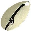 Yakima Hildebrandt Indiana Blade in solid brass with 22K gold mirror finish, packaged in blister card
