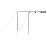 Yakima OverNOut 4.5-foot awning extended for spacious shade at campsite