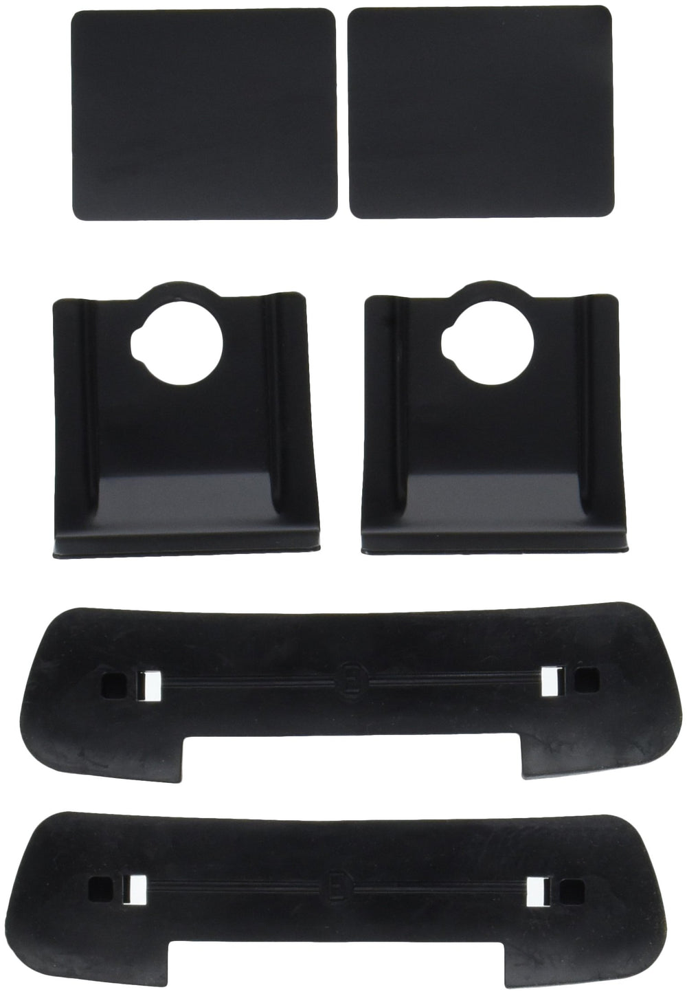 Yakima Q-95 clip close-up showing secure mount for Q Tower roof rack